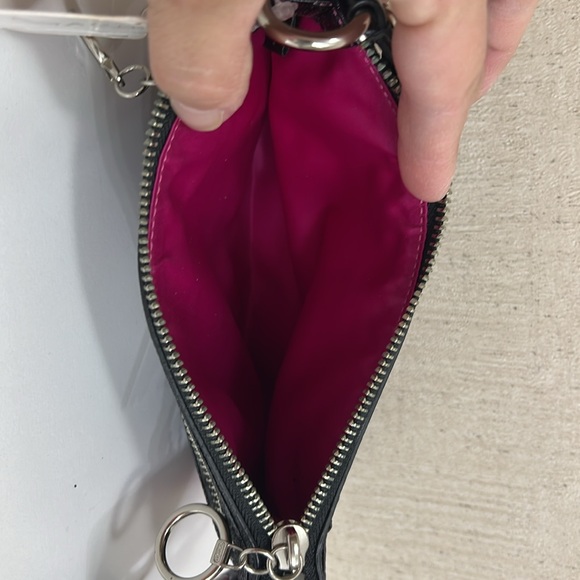 NWT COACH POPPY TARTAN WRISTLET/SMALL PURSE CLUTCH - Picture 7 of 9